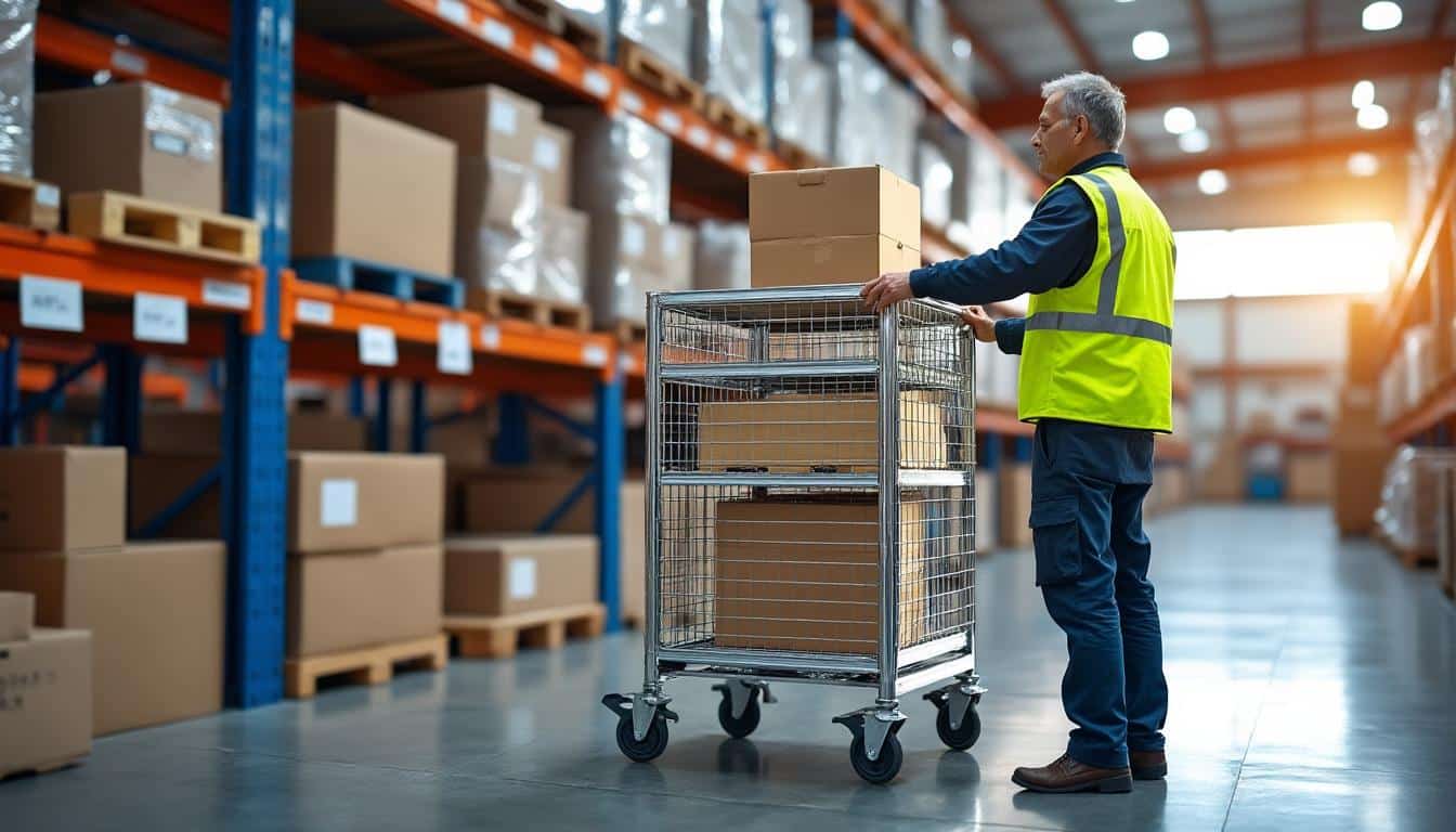 Illustration: Comprendre les bases du roll conteneur : définition et composants essentiels