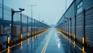 L’utilisation des caméras de vidéosurveillance sur les périmètres d’entrepôts