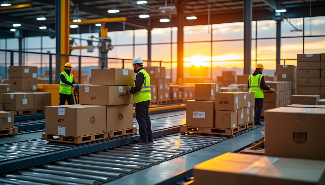 Illustration: Que signifie le statut « colis en cours de l’acheminement » dans la chaîne logistique ?