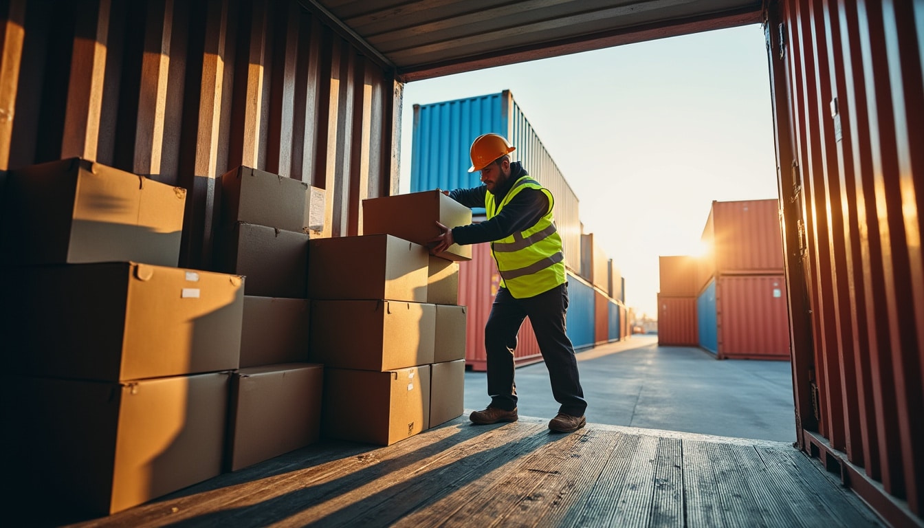 Dépotage des marchandises : méthodes et bonnes pratiques clés