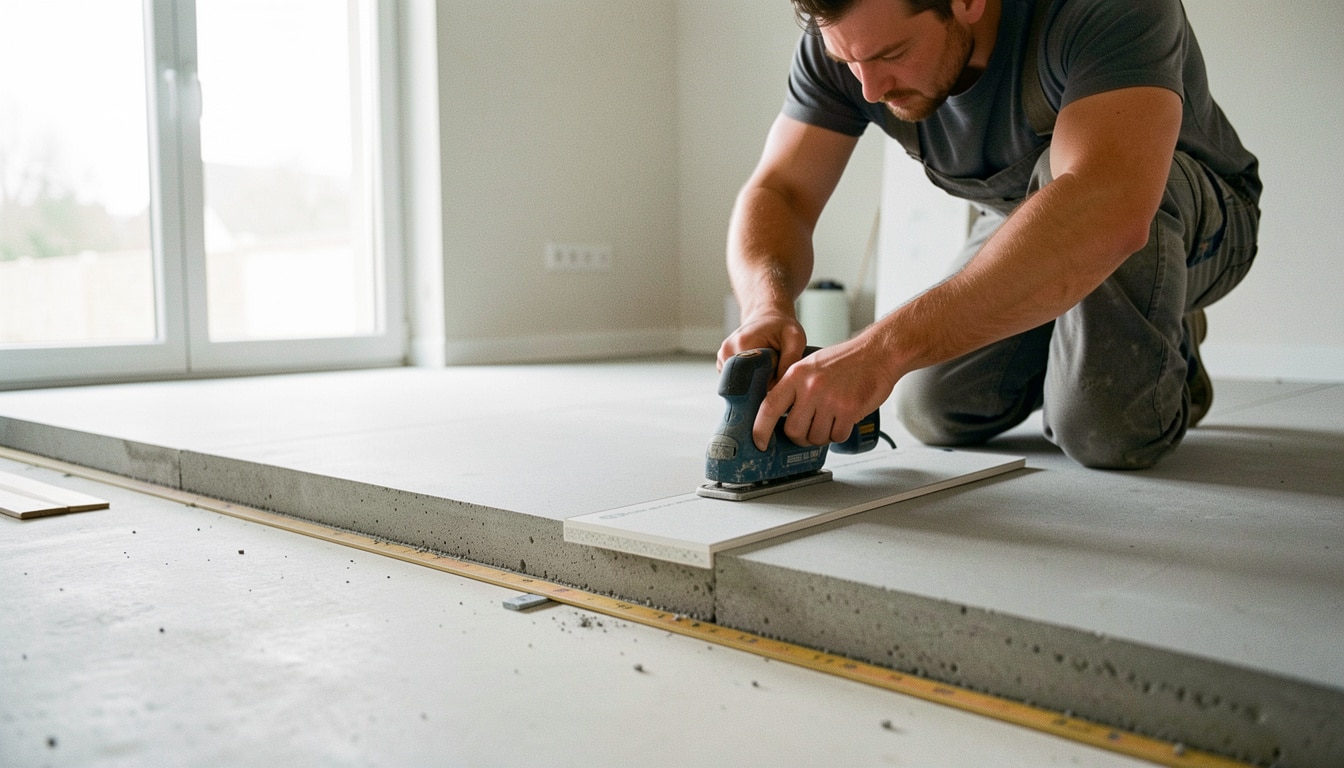 Comment isoler une dalle en béton sans trop rehausser
